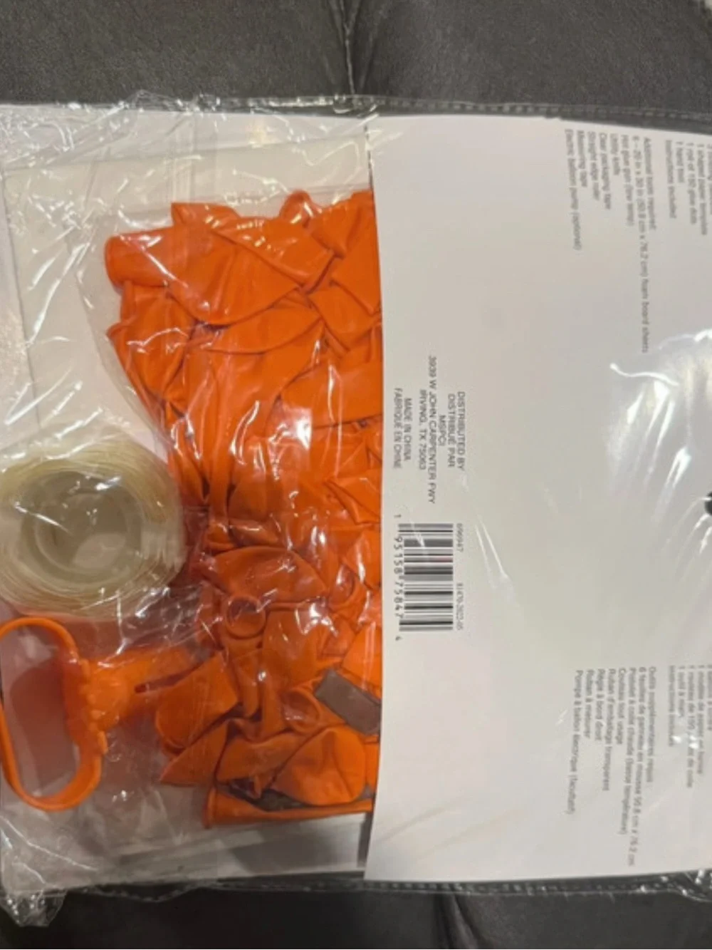 Celebrate It Bright Orange Pumpkin Balloon Kit